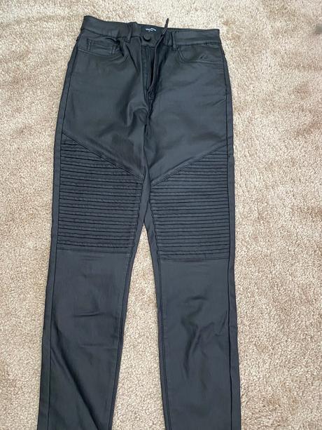 Koženkové nohavice, vero moda,s