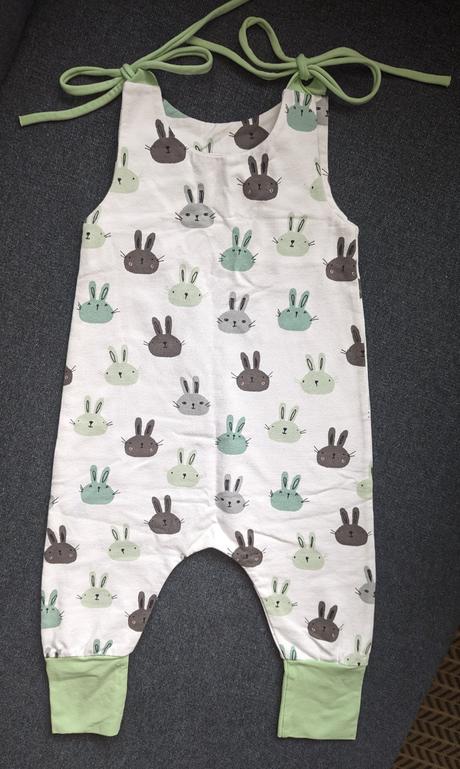Sashe háremový overal zajačik, 9-18m, 86