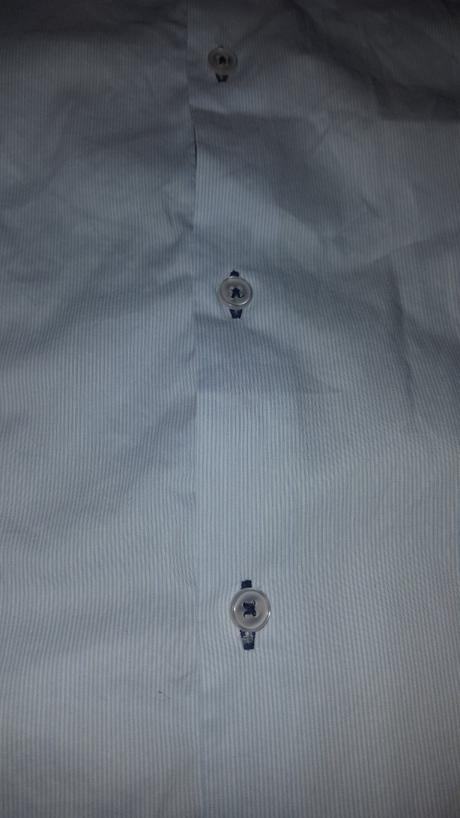 Košeľa s jemným prúžkom, h&m,xl