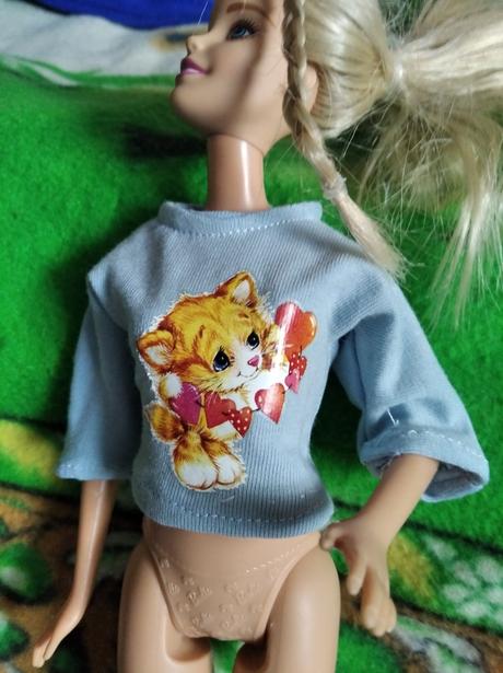 Tričko dlhy rukav pre barbbie,