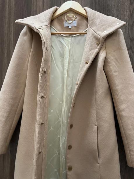 Dámsky vlnený kabát, s