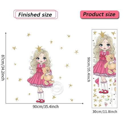 Krásne nálepky na stenu do dievčenskej izbičky, 