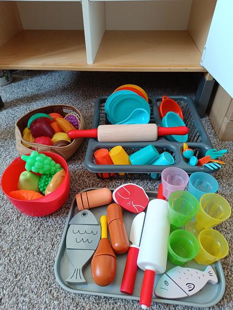 Detská kuchynka, pokladňa, príslušenstvo,