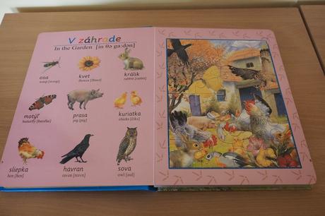 Detská puzzle kniha farma, 