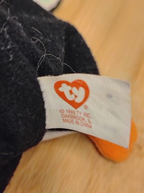 Retro plyšový tučniak waddle, mcdonald's, 10 cm, 