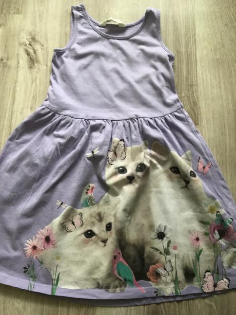 Saticky letné mačička 4-6 rokov, h&m,116