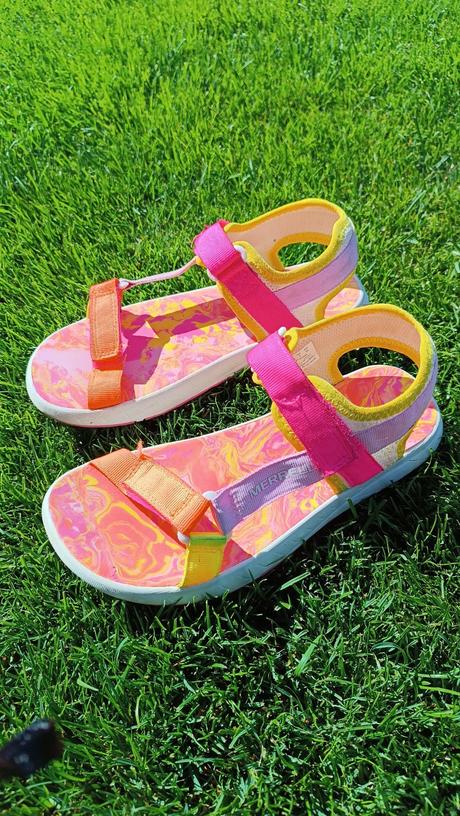 Pestrofarebné sandálky merrell, merrell,35