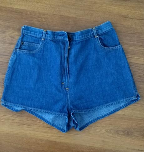 Riflové šortky s vysokým pásom, st michael,m