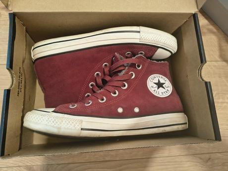 Kožené členkové tenisky zateplené, converse,37
