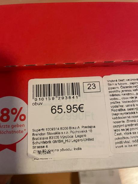 Superfit zimné 23, superfit,23