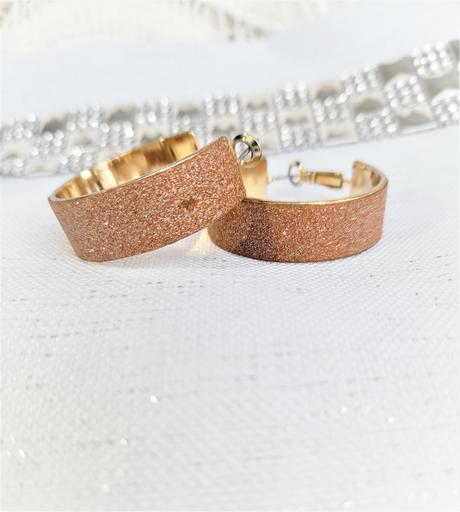 Trblietavé náušnice-kruhy,