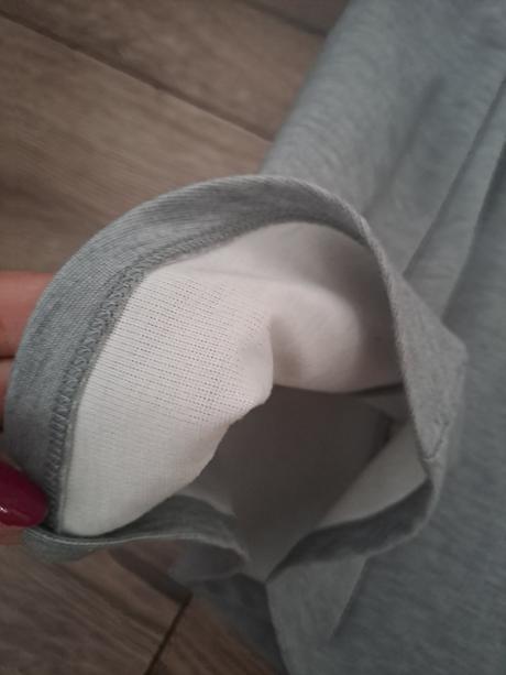 Siva teplakova mini sukna, m