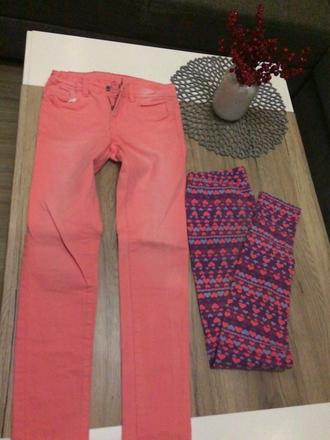 Nové rifle, veľ. 146+legíny, spolu 6 eur, kik,146