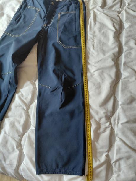 Softshell nohavice zateplené flísom vel 146, 146