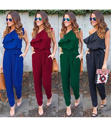 Overal ruffle, xl