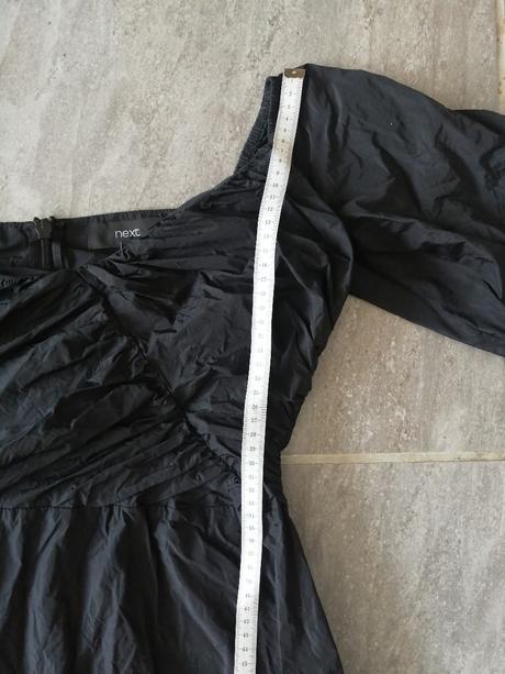 Čierne šaty next v 36, uk 8, kvalita, next,36