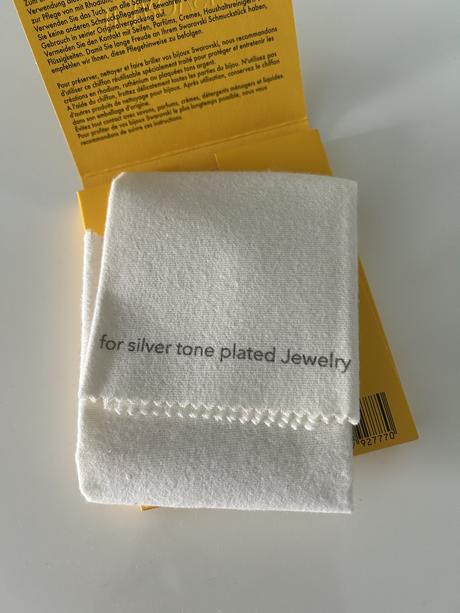 Leštiaca handrička swarovski na strieborné šperky, swarovski