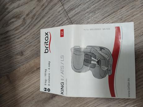 Autosedačka britax king, britax