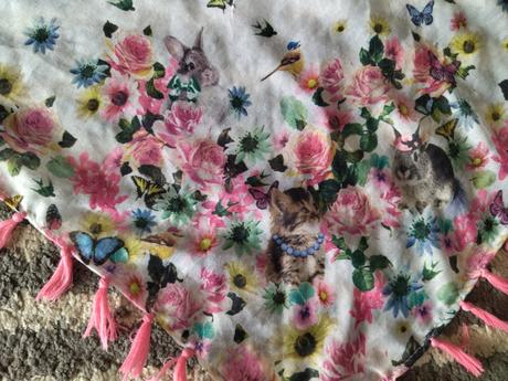 Zvieratková šatka 110/128, h&m,110