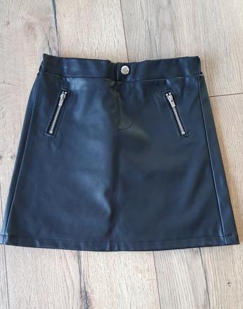Koženková suknička, h&m,122