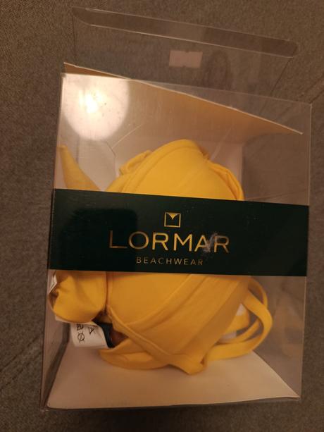 Žiarivé žlté plavky lormar (veľkosť 42), 1x vzaté, lormar,42