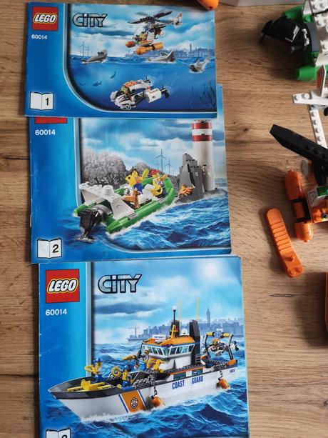 Lego city 60014 pobrežná hliadka + lego 60011, 