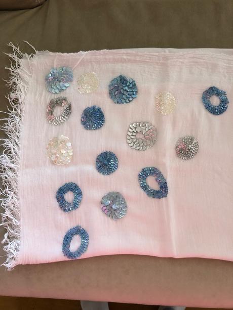 Šatka hodváb-bavlna, s