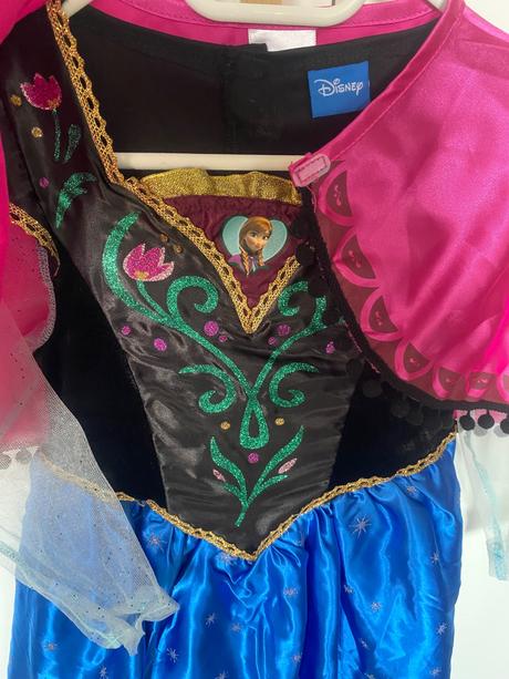 Kostým anna s korunkou / frozen, 