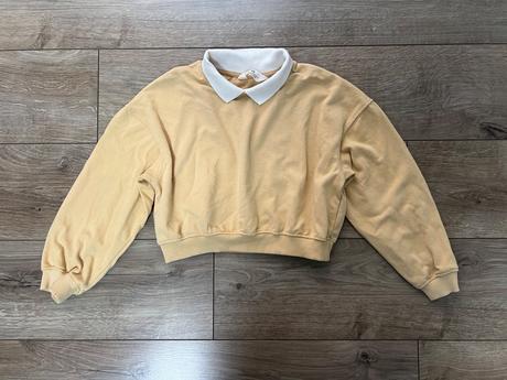 Crop mikina, h&m,134