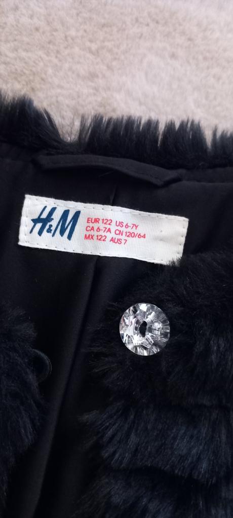 Kožušinkové bolerko, h&m,122