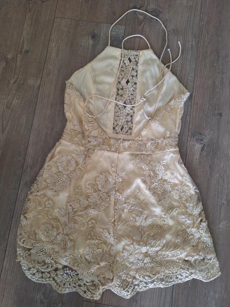 Overal gold lace, m