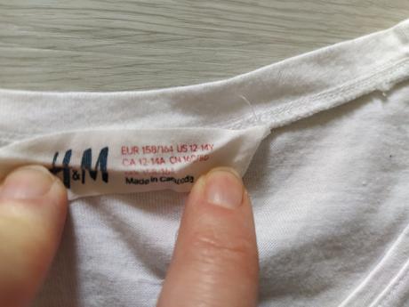 Dievčenské tričko., h&m,158
