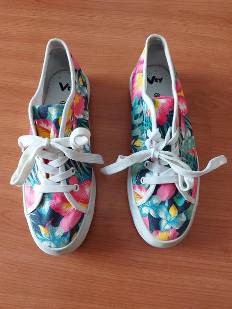 Plátene tenisky, deichmann,40