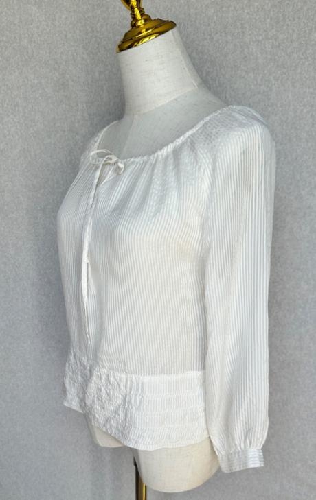 Hodvábna blúzka na leto, s