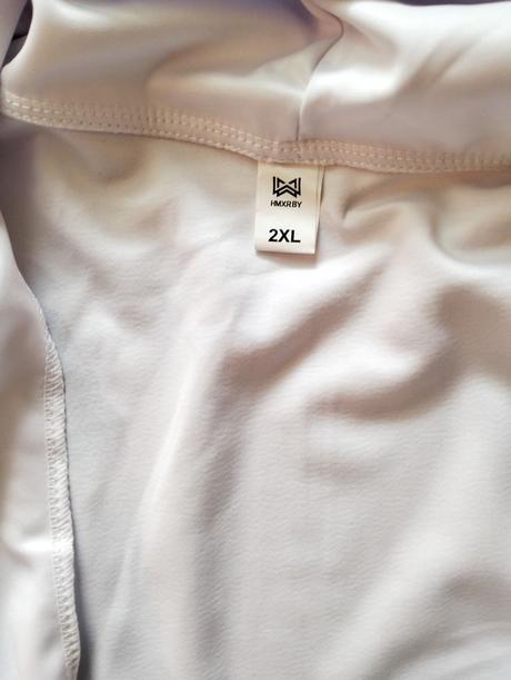 Mikina biela/tyrkysová s motýlikmi, v. xxl/xxxl, xxl