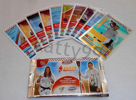 Kartičky športovcov - pöttyös,