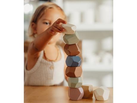 Little dutch stohovacie kamene drevené,