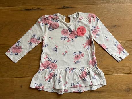 Kvetované tričko s peplum, f&f,80