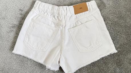 Denimové šortky s dierami zara 156cm, zara,152