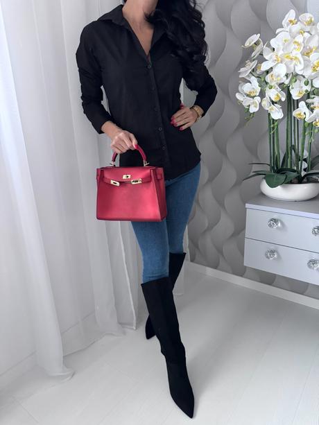 Gucci - čierna košeľa, s