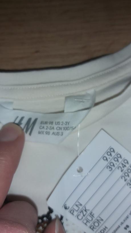 Konikove tricko, h&m,98