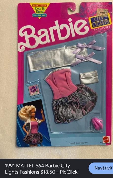 Barbie šaty,