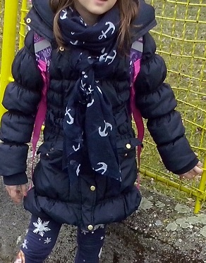 Predĺžená bunda 134/140, crashone,134