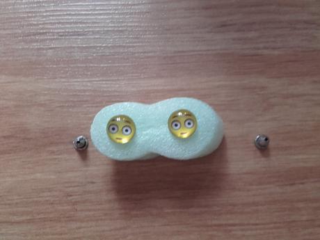 Náušnice emotikon - rôzne druhy,