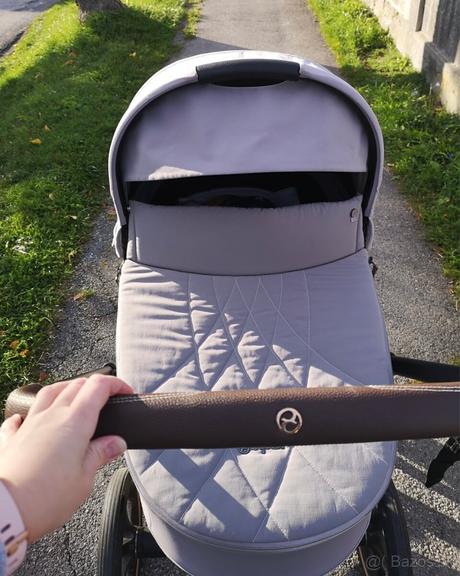Cybex priam rose gold podvozok + vanička + š.časť, cybex,cybex priam so sedadlom lux seat