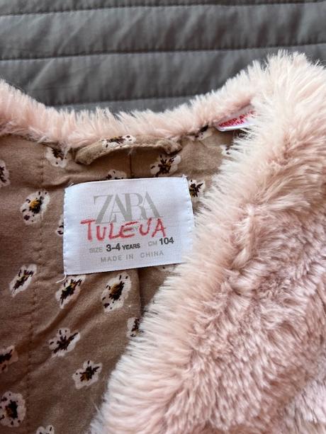 Plysova kozusinova vesta, zara,104