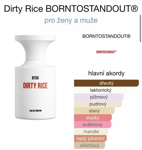 Dirty rice borntostandout - vzorka niche unisex,