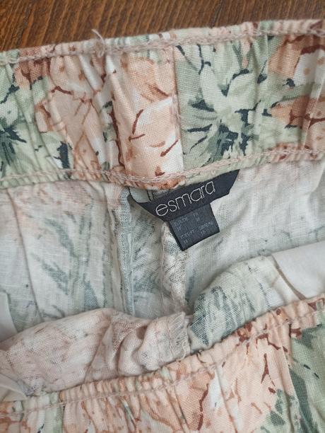 Dámske ľanovo-bavlnené letné nohavice esmara, esmara,s