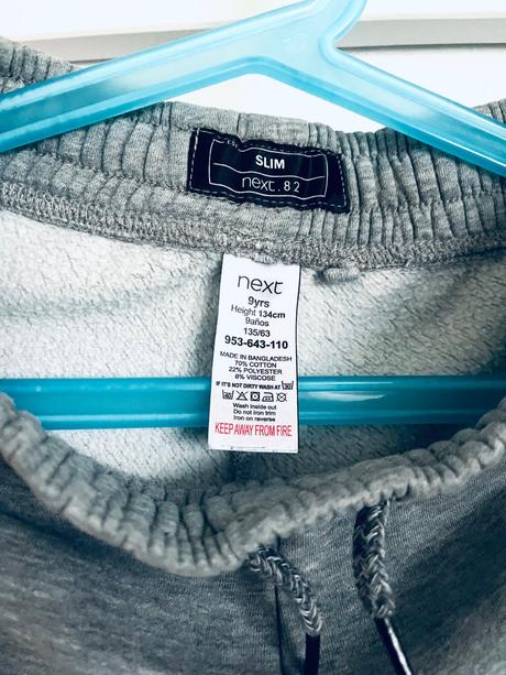 Next chlapčenské zateplené tepláky 134, next,134