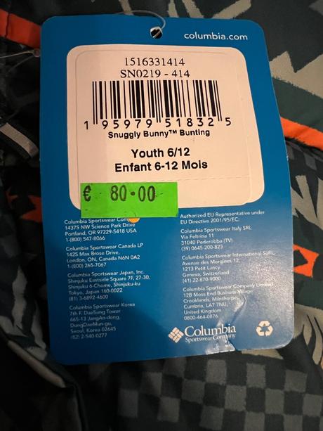 Zimný overal, columbia,74